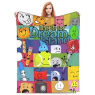 BFDI Inanimate Insanity All Characters Blanket Soft Warm Pattern Plush Throw Blanket For Bedroom Fla