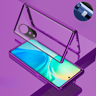 For Vivo V40 Pro V40 5G V40E VivoV40 V 40 Pro V40Pro 5G 2024 Double Sided Glass Flip Phone Case Meta