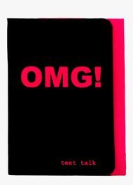 BBW หนังสือ Omg! / Lol! Text Talk Magnetic Envelope Box (16 Cards & Envelopes) ISBN: 5051237028690