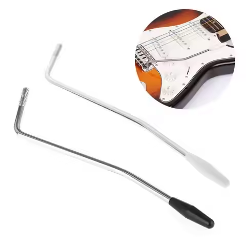 5/ 6mm Black / White Electric Guitar Shaker Head Guitar Vibrato Striker Tremolo Arm Bar For Fender A