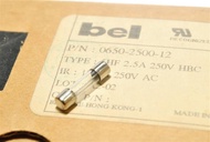 American BEL 1.6A 250V 5MF (F Fast Melting) FOR AUDIO 5 * 20mm Fuse x1
