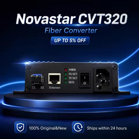 Novastar CVT320 Fiber Converter LED Display Fiber Optical Media Converter for Long Distance Signal T