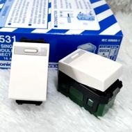 SAKLAR ENGKEL PANASONIC WEJ 5531 SAKLAR WIDE SERIES TUNGGL MODEL BARU WEJ5531