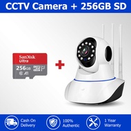 กล้องวงจรปิด360 wifi กล้องวงจรไรสาย5g กล้องวงจรปิดดูผ่านมือถือv380 Pro มองเห็นในที่มืด มีไมค์และลำโพ