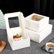 Window Cake Box 6x6x3 inch