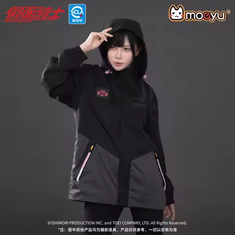 Moeyu KAMEN RIDER DECADE Men Trench Coat Anime Jacket Women Clothing Male Costume Zipper Overcoat Ca