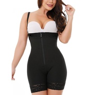 สต๊อกพร้อมส่ง) New Womens Full Body Large Shaper Womens Seamless Thigh Slim Fit Open Bust Shaper Tig