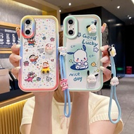 Casing For iPhone X / XS TPU Casing XX2TYGZ1 Stereo patung cantik telefon bimbit.