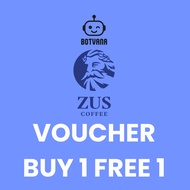 ZUS Coffee Buy 1 Free 1 Voucher – Instant Redemption | Malaysia Use Only