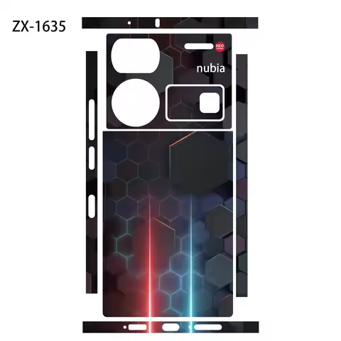 Colorful Sticker for Nubia Z70 Ultra Z50 Ultra 5G Back Screen Protector Hing Side Skin Protective Fi
