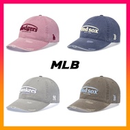 MLB Vintage Damaged Curve Logo Unstructured Ball Cap (2026New)