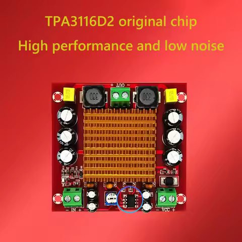 XH-M544 Digital Power Supply Audio Amplifier 150W High-power TPA3116DA Power Amplifier Board DC 12-2