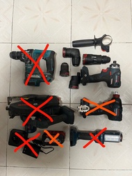 電批、電鑽、衝擊批、Bosch博世、牧田 HR166D 充電式電錘/油壓鑽 充電式衝擊起子/扳手GDX18V-1800C    金屬切割圓鋸機GKM 18V-50   泛光燈 GLI 18V-300 