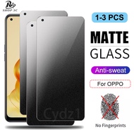 3PCS Matte Tempered Glass For OPPO Reno 8 8T 8Z 7 7Z 6 6Z 5 5F 5Z 4 3 Pro 2 2F 2Z 4G 5G 2024