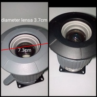 LENSA PROYEKTOR DIY LCD DIAMETER LENSA 3.7CM DIAMETER FRAME 7.3CM BEKAS GARANSI