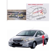 HONDA SEL CITY 2003-2006 WEATHERSTRIP WINDOW SEAL MOULDING TRIM SEAL/ WINDOW RUBBER TRIM/DOOR GLASS 
