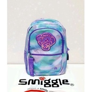 (ORIGINAL) Smiggle Smiggler3 Classic Backpack/SD/SMP Children's Backpack - Lilac