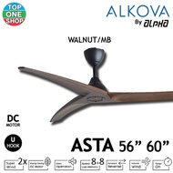 Alkova (ALPHA) ASTA 56/60 Inches DC Motor Remote Ceiling Fan
