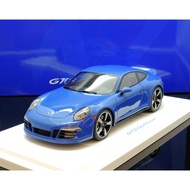 [M.A.S.H] Crazy Price GT Spirit 1/18 Porsche 991 GTS Club Blue With Display Cover