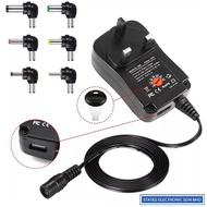 3-12VDC 30W Universal AC 100-240V to DC 3V/4.5V/5V/6V/7.5V/9V/12V Multi Voltage Adapter (SY8)