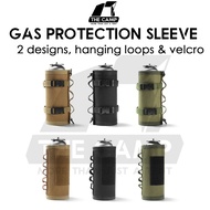 Camping Gas Cover / Sleeve Outdoor Bottle Butane Protective Cover Case Tactical Black Cylinder Holde