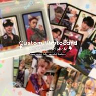 CUSTOM CUSTOM | 2-sided Photocard ⋆ Actor Kdrama Anime PC