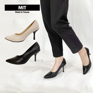 Made In Taiwan Plain Pointed Toe Heels Slim-Fit Versatile Stiletto 7.5cm High Women's Shoes Puppet _