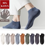 MATA Men's short ankle socks casual office plain ankle socks import AS823