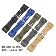 Solid Strap For Casio G-Shock GG-1000 / GWG-100 / GSG-100 Sport Replace Bracelet Band Strap Watch Ac