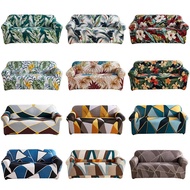 1/2/3/4 Seater Floral Geometric Sofa Cover Elastic Armchair Adjustable Corner Sofa Covers L Shape Couch Cover Protector Slipcovers