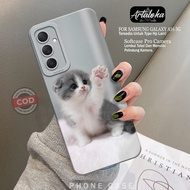 Softcase Samsung Galaxy A16 5G 2024 Latest Fashion Case Cat Samsung Galaxy A16 5G 2024 Silicone TPU 
