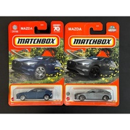 Matchbox MBX 2019 Mazda 3 Lift back Blue and Silver Lot