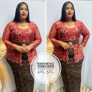 Kebaya becomes Sparkle metallic premium (JUMBO) code Kebaya Indonesia Kebaya Top Labuh Klasik