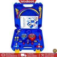[Vodool Official Tool] 3 Way AC Diagnostic Manifold Gauge Set Air Conditioning Manifold Gauge Set Au