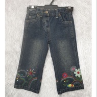 Gap Jeans Buttons Flower