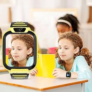 GeRRiT Kids Smart Watch for Boys Girls Ages 3-12,Support Video Calls with Games Video Camera Music Player Call 12/24 Hour Clock Flashlight Calculator HD Touchscreen /442 (Color : Yellow), 636895