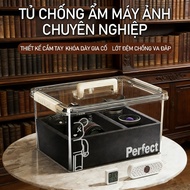 Moisture-proof cabinet for cameras with damping cushion dry box camera dry cabinet