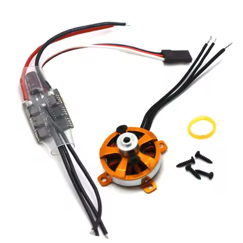 XXD 2205 A2205 7.6A 1400KV 1600KV SP Micro Brushless Motor W/ Mount + 10A ESC For RC Aircraft/KK Cop