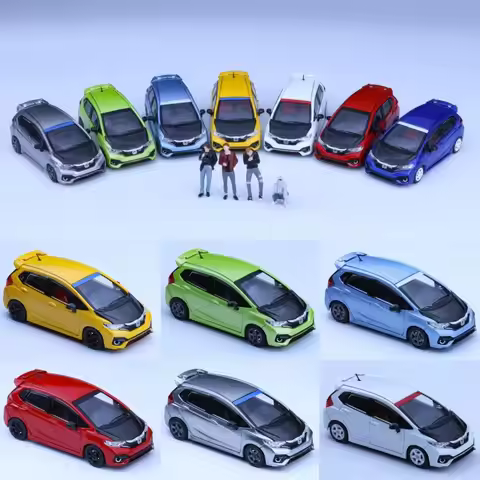 Micro Garage 1:64 Honda Fit 3rd Gen Gk5 Rs Diecast Model Car