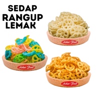 (Ready Stock) Keropok Roda Masin/Kari 350g-Keropok-Crisp-Rangup-Snacks-Jajan-Cemilan-