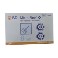 BD MICRO-FINE PEN NEEDLE 0.25MM (31G) X 8MM 100'S (EXP:01/2027)
