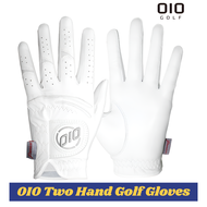 OIO Natural sheepskin Two Hand Golf Gloves (Left 1ea & Right 1ea)