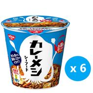日清 - 魷魚海鮮咖哩杯飯 即食飯【日本直送】x 6 (原箱)