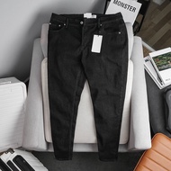 High quality big size men's jeans with big size black jeans men