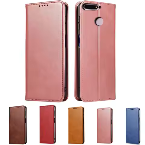 Phone Case For Huawei Honor 7C Cover Leather Wallet Flip Case For Honor 7C Pro Honor7C AUM-L41 LND-L