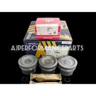 PERODUA KELISA KENARI 1000CC DAIHATSU YRV TURBO K3VET ART JAPAN 73MM LOW COMPRESSION PISTON KIT SET