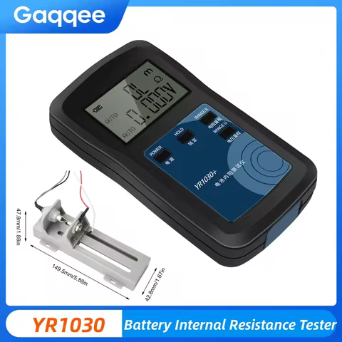 YR1030 Digital Battery Internal Resistance Tester Built-in 2000mAh Battery 18650 Lithium Battery Mea