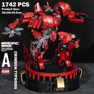 MOC Mecha Robot Pacific Rim Hunter Khối xây dựng Cơ khí Bọc thép Chiến binh Phim Hình ảnh Hành động