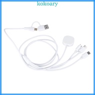 KOK 4 in 1 USB C Cable USB+Type C to USB Charger for Watch Phone 120cm 47 24in