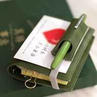 High-value Leather m5 Loose-leaf Notebook Portable Pocket Schedule Handbook Portable Daily Plan Mini